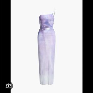 Elegant Lavender One-Shoulder Dress